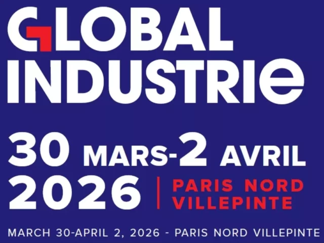 Participation au salon Global Industrie 2026         Du 30 mars au 2 avril 2026 – Paris Nord Villepinte Hall 6, Stand R48